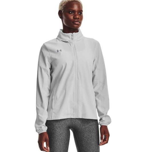 Under Armour Womens Squad 3.0 Warm-Up Full-Zip Jacket - Water Resistant MD