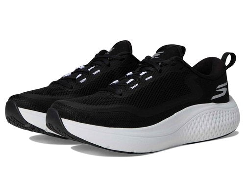 Skechers Womens Go Run Supersonic Max Black/White 9 Medium