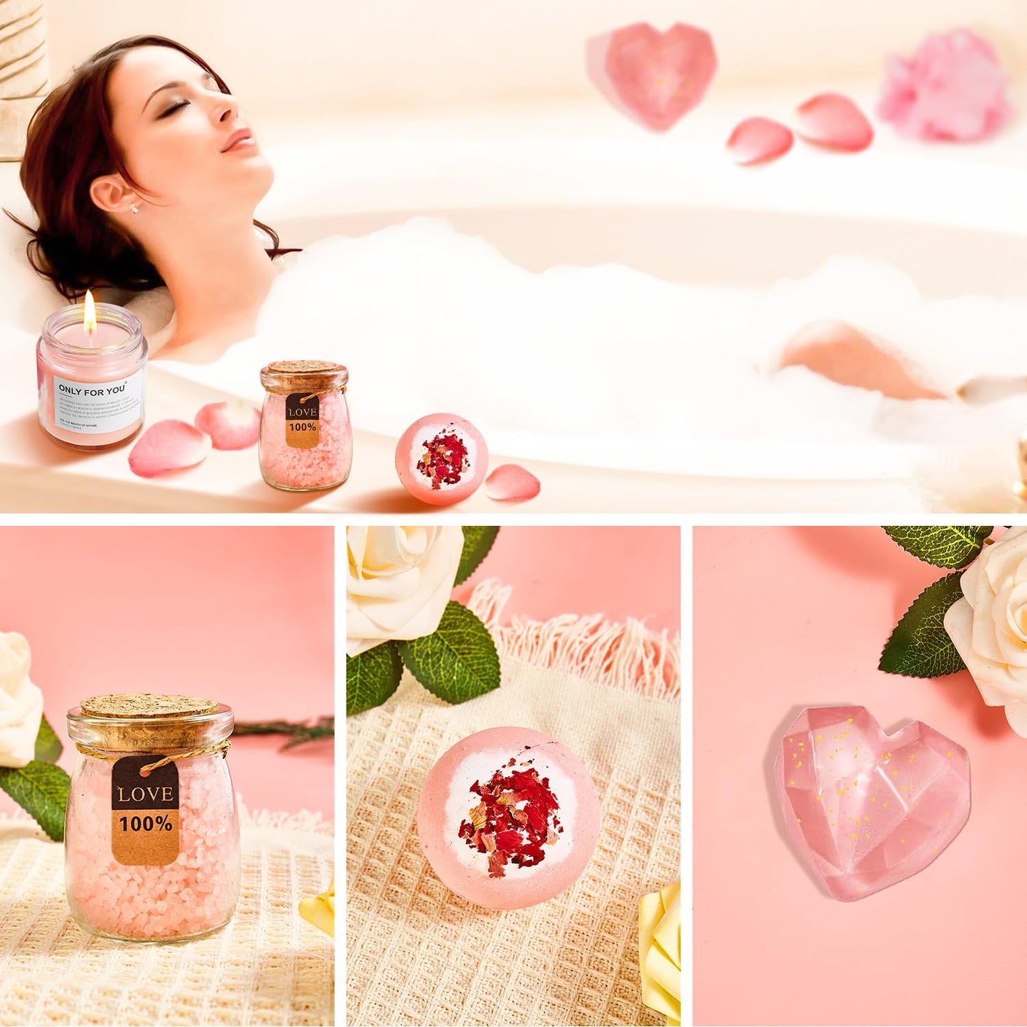 Birthday Gifts Basket for Women, Get Well Gifts, Spa Care Package with Flannel Blanket, Tumbler - Valentine's, Mother's Day, Christmas Gifts for Women, Mom, Wife, Girlfriend, Friends, Sister