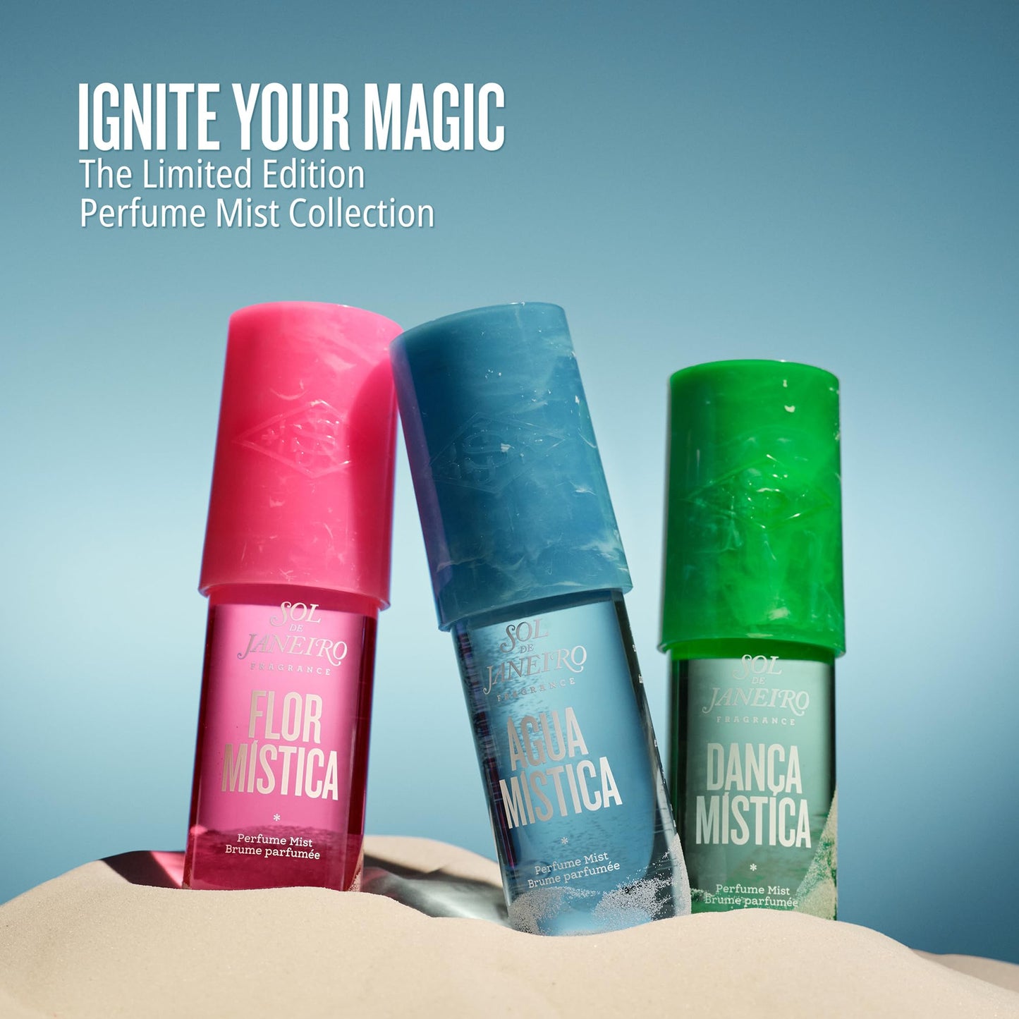 Sol de Janeiro Flor Mistica Hair & Body Perfume Mist Limited Edition Scent 3 fl oz/90 ml Travel-Friendly Fragrance Mist