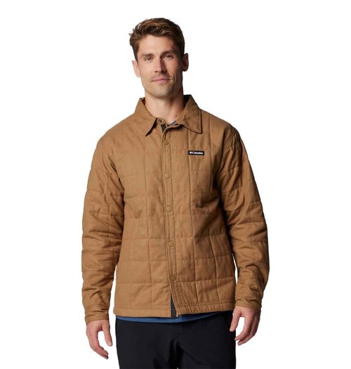 Columbia Men's Landroamer Quilted Shirt Jacket, Delta, X-Small