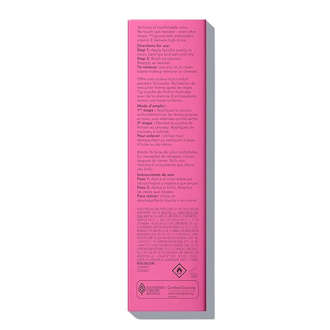 Revlon Liquid Lipstick with Clear Lip Gloss, ColorStay Overtime Lipcolor, Stocking Stuffer for Women, 080 Keep Blushing, 0.07 fl oz