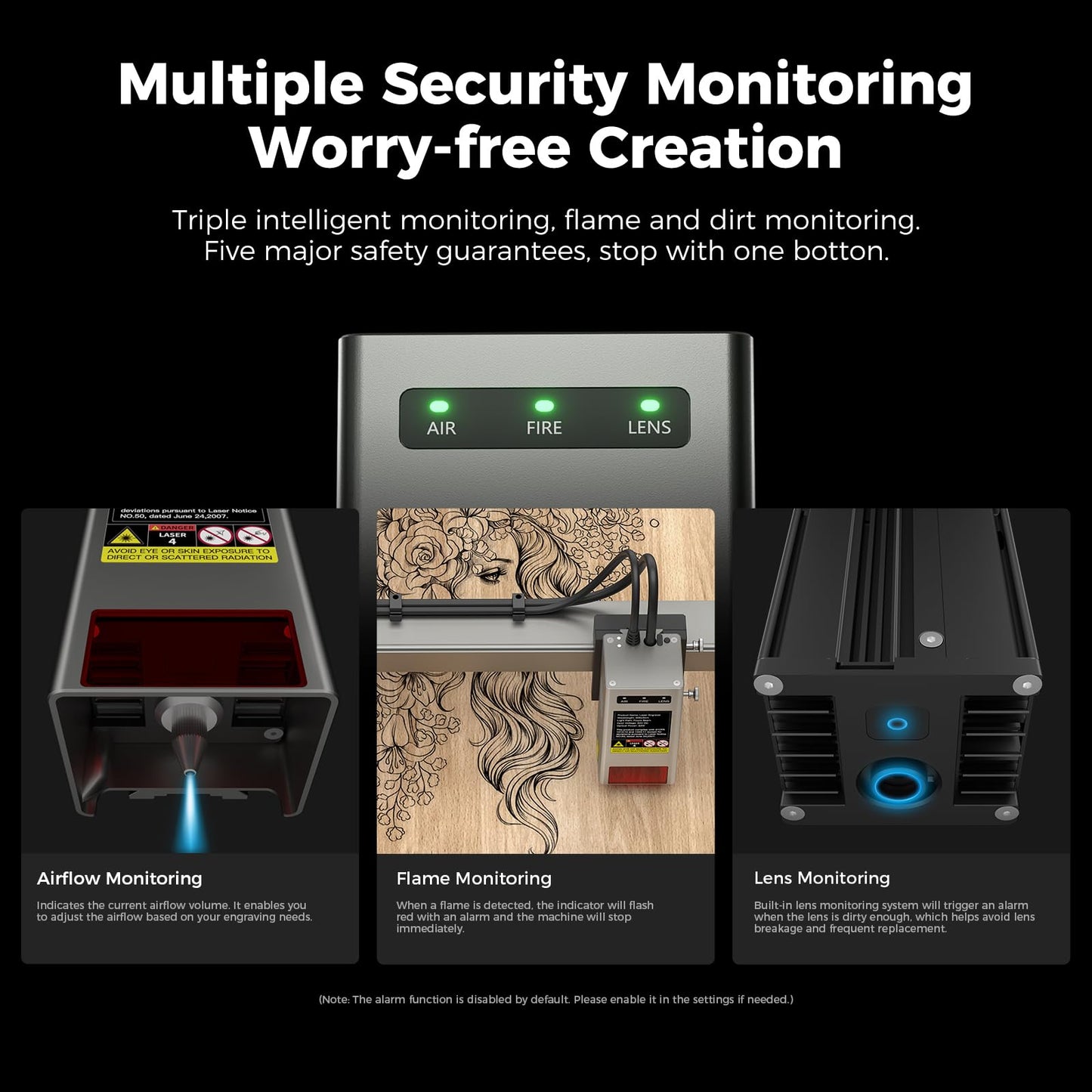 Creality Falcon2 Pro 40W Laser Engraver-Desktop Diode 240000mW Output with Integrated Enclosure, Camera&Air Assist for Batch Process, 600mm/s, Laser Cutter and Engraver Machine for Wood/Acrylic