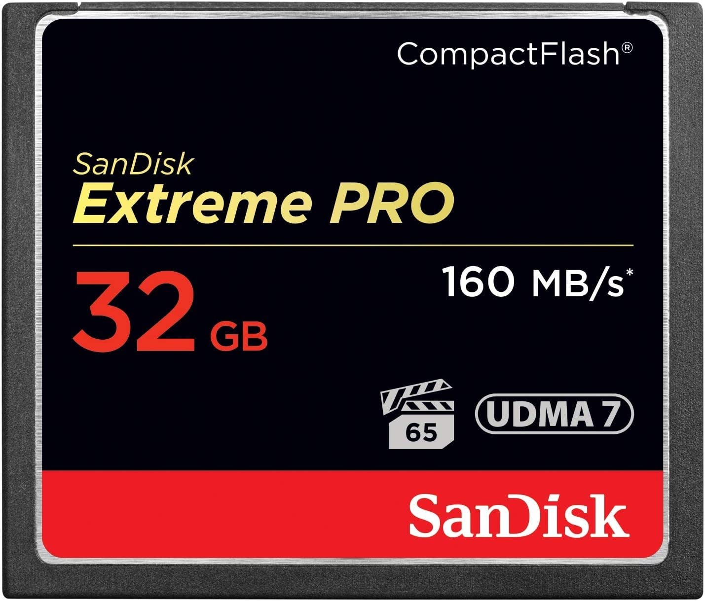 Sandisk 32Gb Extreme Pro Compactflash Memory Card Udma 7 Speed Up To 160Mb/S - Sdcfxps-032G-X46