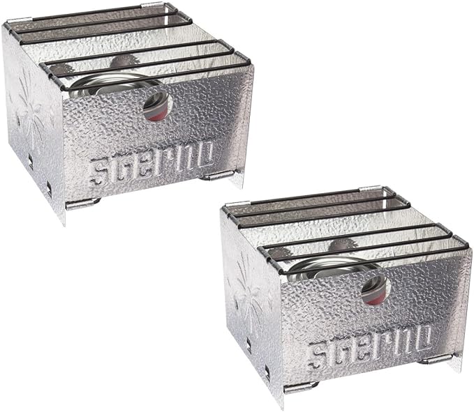 Sterno Foldable Portable Camping Stove - Easy-to-Assemble Outdoor Cooking Stove for Camping, Picnics, Tailgating & Emergen...