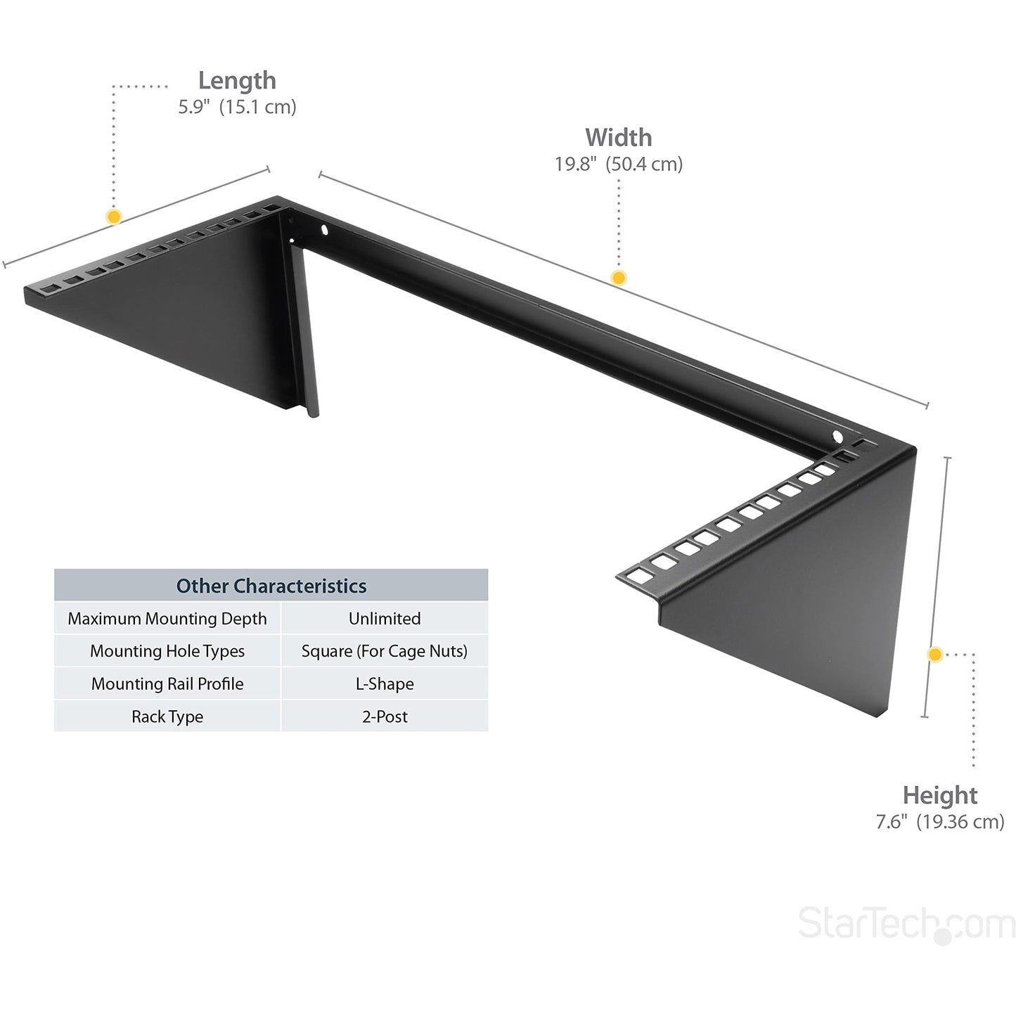 Startech Mount Server Network Or Telecommunications Devices Vertically With This 4U Wall