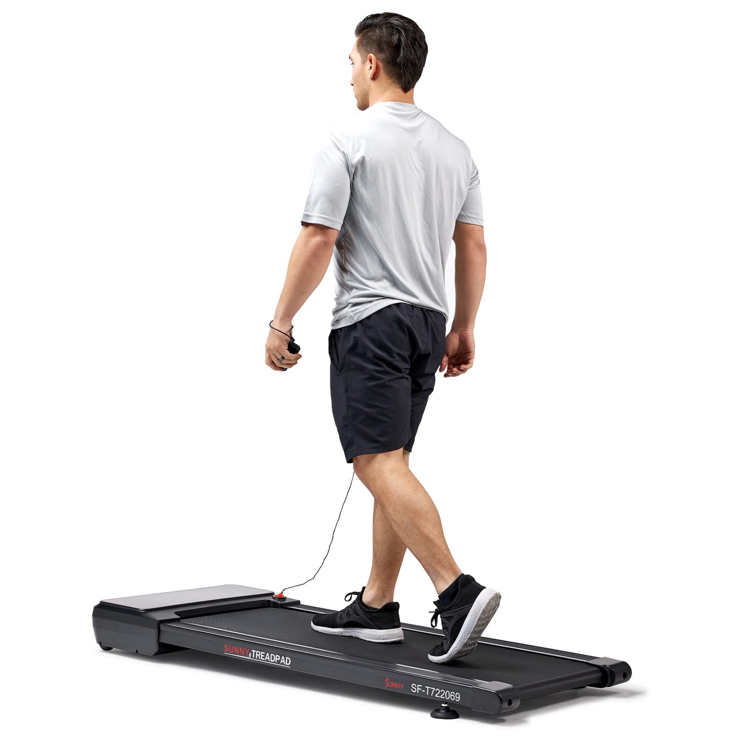 Sunny Health & Fitness Sleek Stride Compact Smart Treadmill with 6-Level Auto Incline & Exclusive SunnyFit® App Enhanced Bluetooth Connectivity - SF-T722069