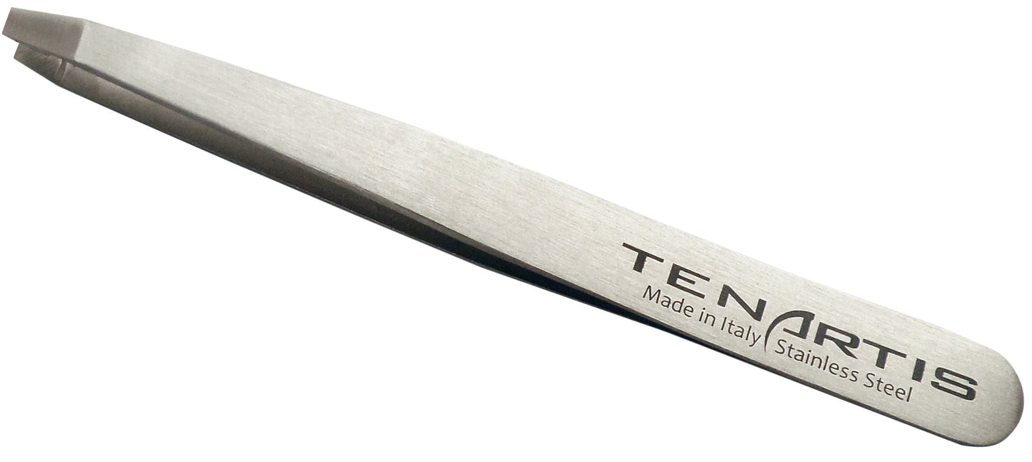 Straight Hair Tweezers Stainless Steel - Tenartis Made in Italy by Tenartis