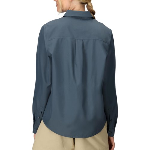 MARMOT Women's AirExchange UPF 40 Long Sleeve Shirt - Breathable, Moisture Wicking, Thunderhead, Large