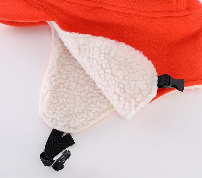 Connectyle Men's Sherpa Lined Warm Winter Hats with Visor Windproof Earflap Hat Outdoor Thermal Skull Cap Trapper Hat