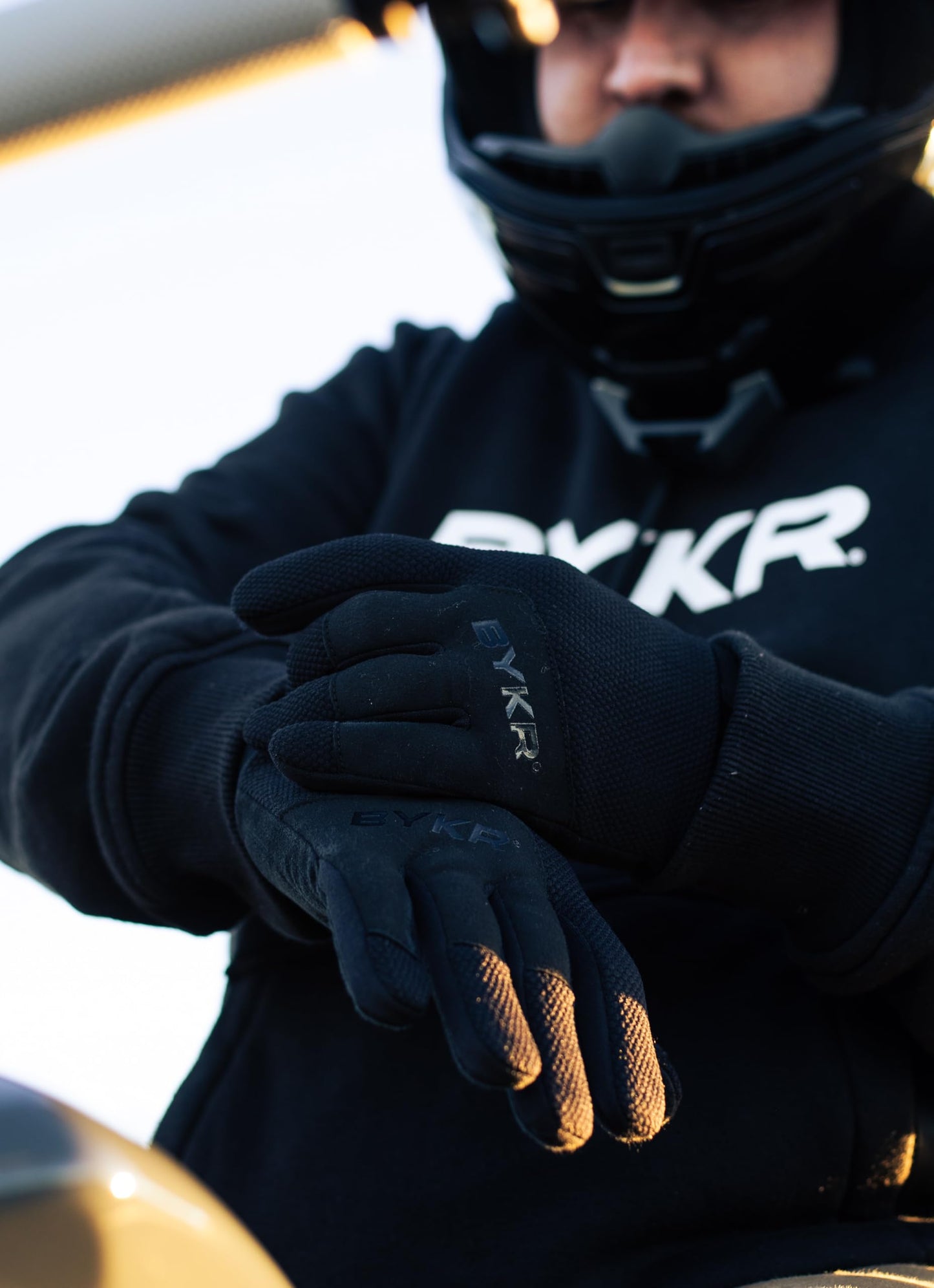 BYKR All-Weather Motorcycle Gloves for Men & Women – Protection for Dirt Bike, BMX, MX, and ATV Riding – Black S