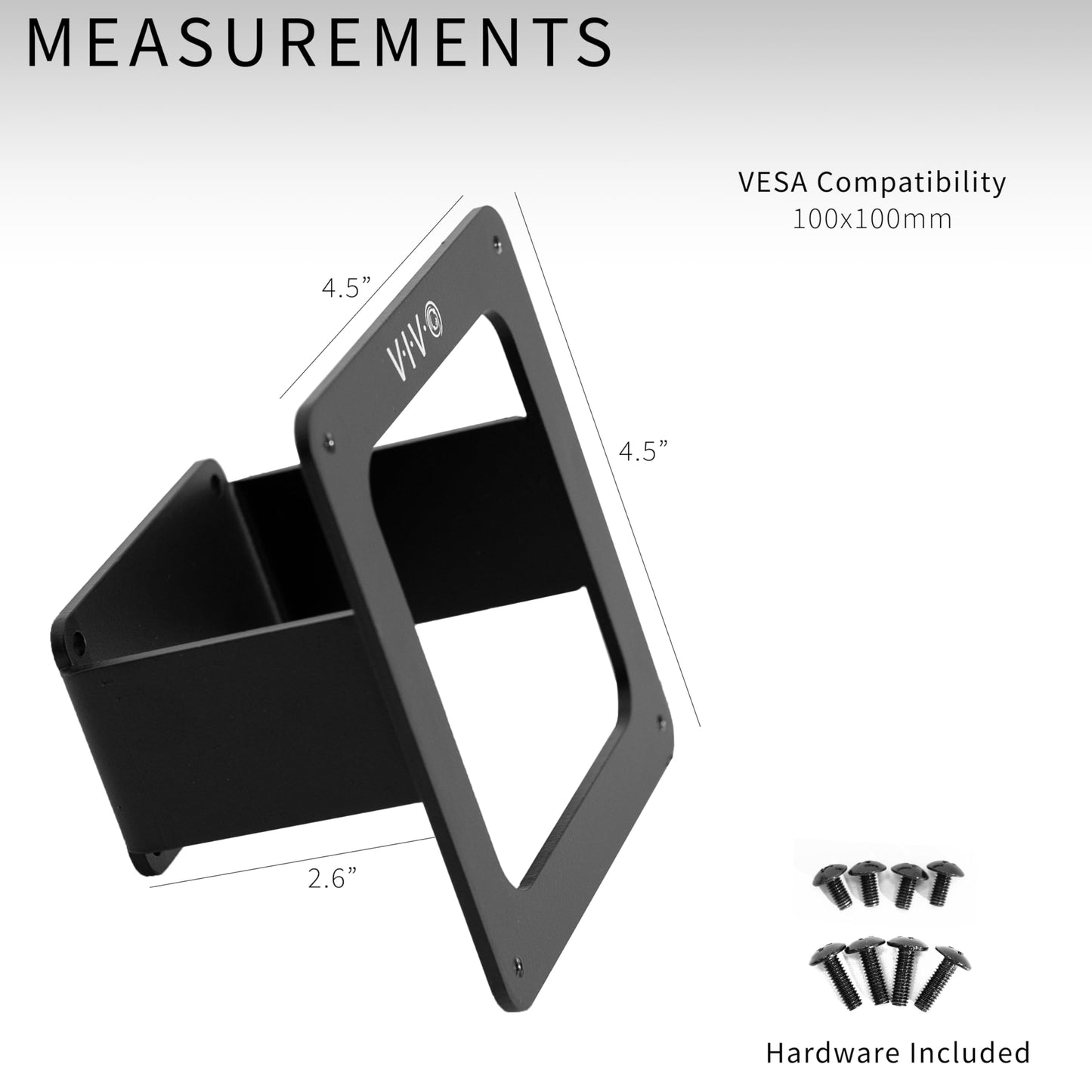Vivo Deep Recessed Vesa Adapter Plate Bracket Designed For Samsung Odyssey Neo G9, G95Na, And Odyssey G9 Monitors, Vesa 100X100,
