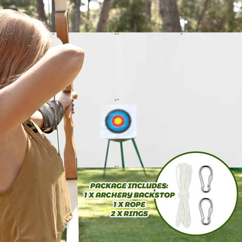 Sratte 5x5 ft Archery Backstop Netting Arrow Catcher Archery Target Backstop for Bow Training