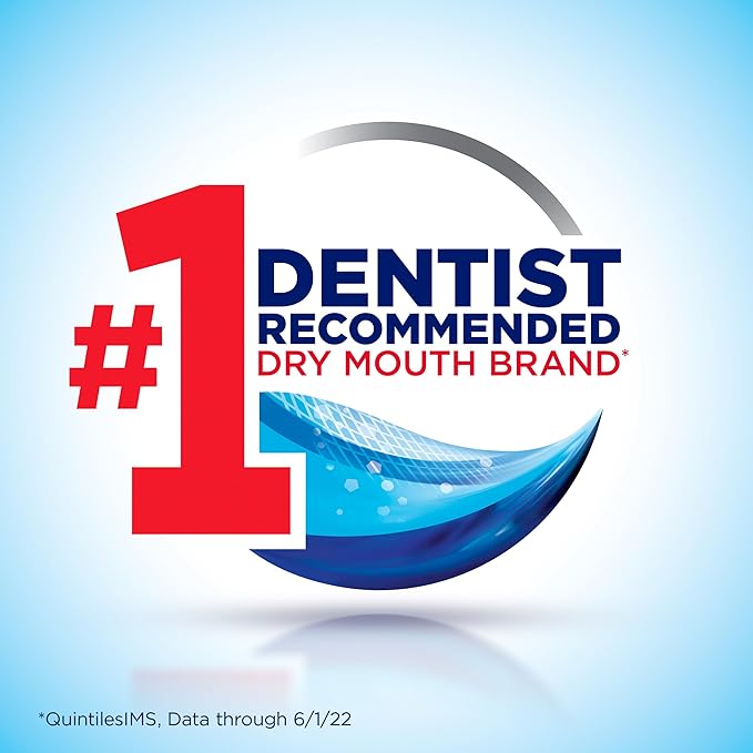 biotène Oral Rinse Mouthwash for Dry Mouth, Breath Freshener and Dry Mouth Treatment, Fresh Mint, 16 fl oz