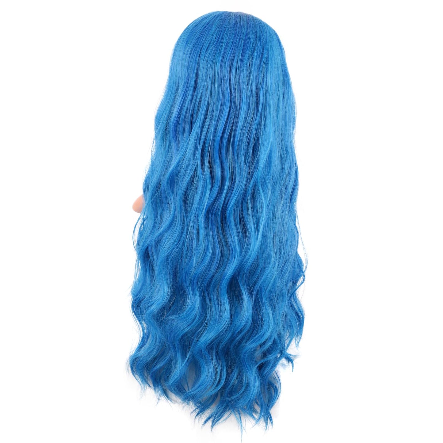 MapofBeauty 28 Inch/70 cm Long Wavy Middle Part with No Bangs Synthetic Fiber Curly Fashion Women Party Cosplay Wig (Mixed Vivid