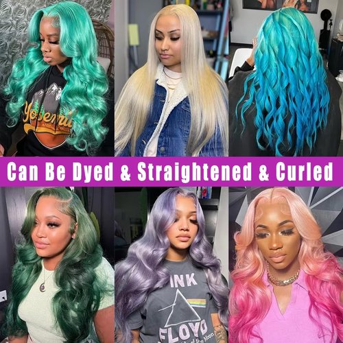 Muspluto 613 13x6 Lace Front Wig Human Hair 200 Density 613 Lace Front Wig Body Wave Blonde Wig Human Hair 613 HD Lace Frontal Wig 13x6 Pre Plucked With Baby Hair Blonde Lace Front Wigs 22 Inch