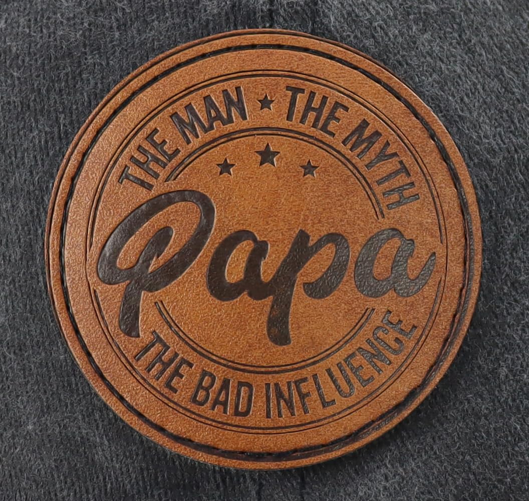 Birthday Gifts for Dad, Funny Papa Decorations Baseball Cap, New Dad Hats for Men, Fathers Day Christmas Retirement Gifts for Daddy Grandpa Husband Black