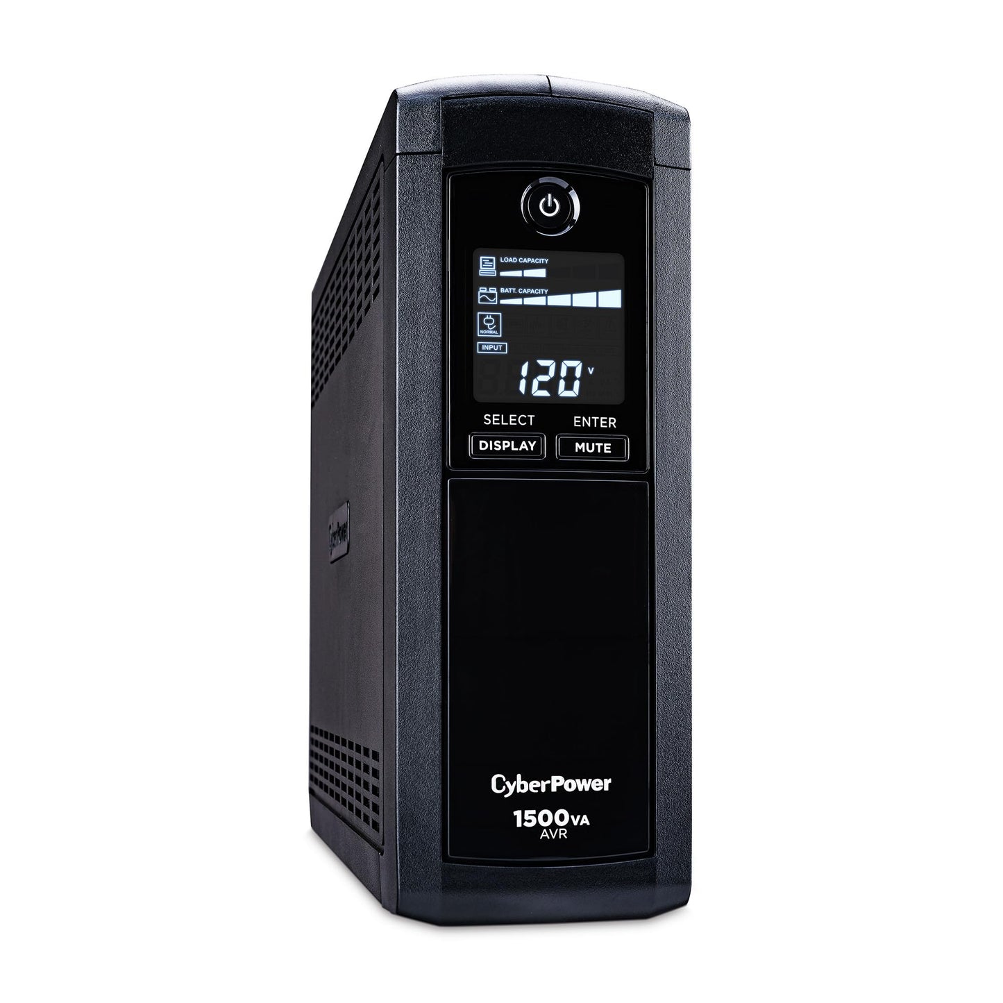 Cyberpower Cp1500Avrlcd Intelligent Lcd Ups Battery Backup And Surge Protector, 1500Va/900W, 12 Outlets, Avr, Mini-Tower, Ul Cer