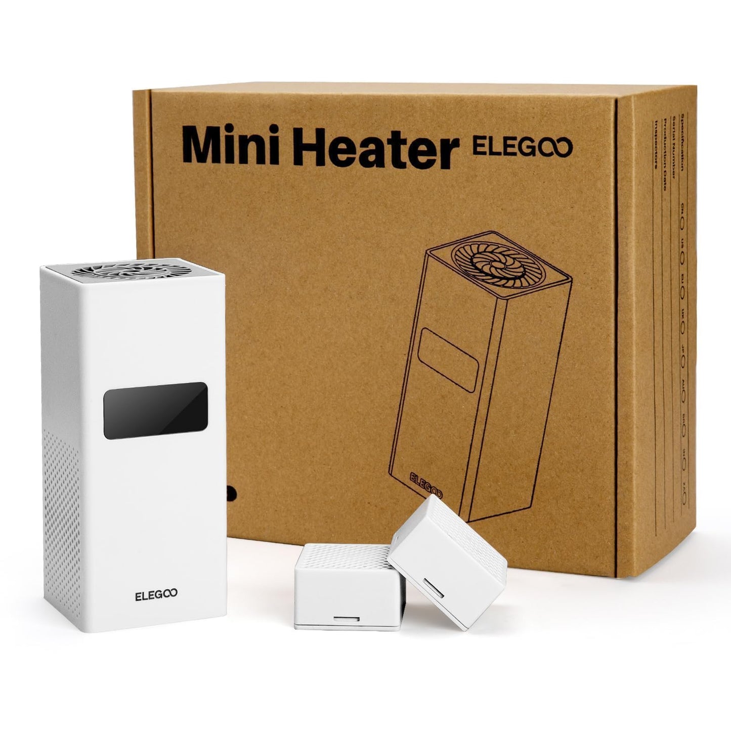 ELEGOO Smart Mini Heater for Resin 3D Printer Intelligent Temperature Control Heater with Air Filtration, Compatible with ELEGOO Most MSLA/DLP/LCD 3D Printers