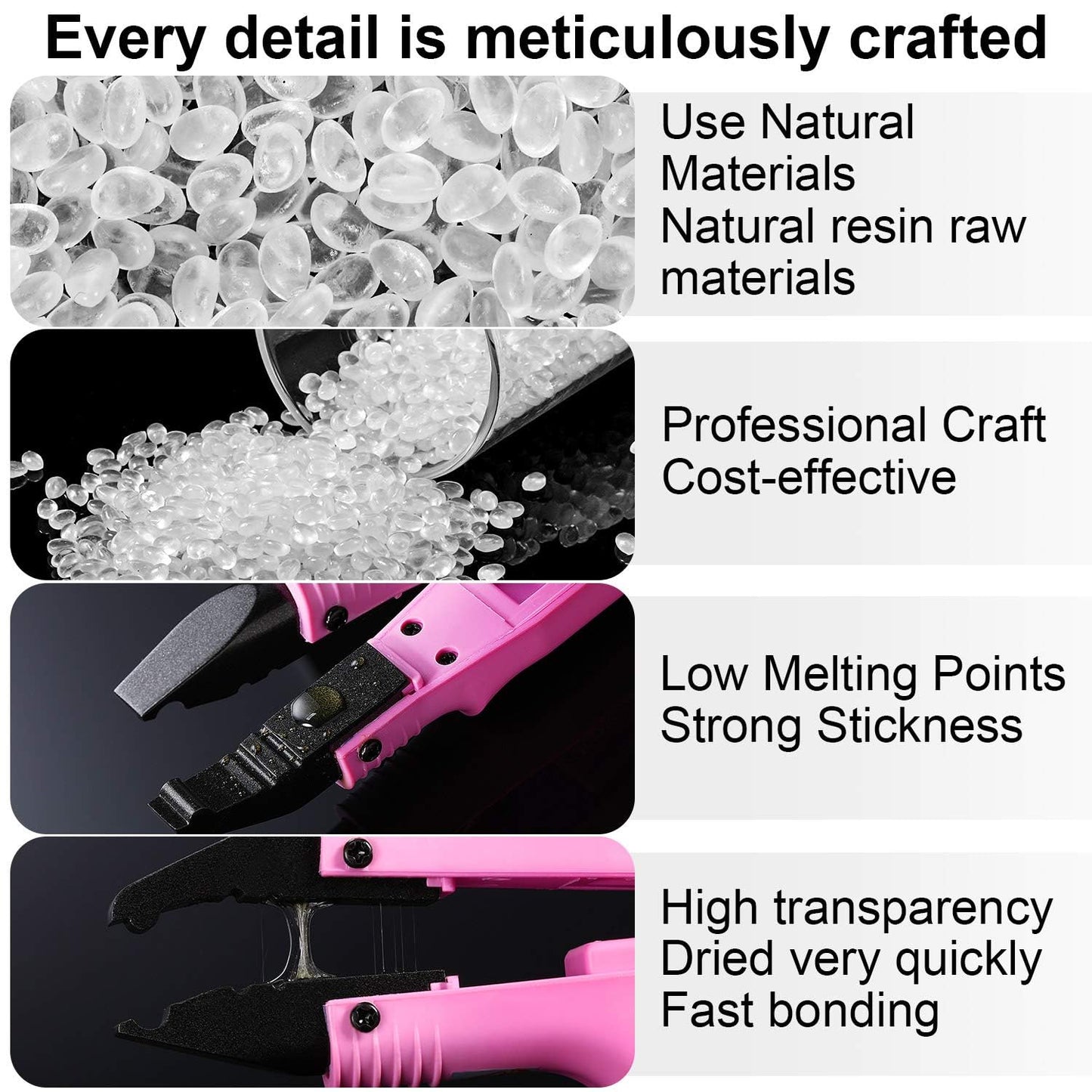 Maitys 200g 4000 Pcs Hot Melt Edge Bander Glue Hot Melt Glue Pellets Adhesive for Edge Banding Machine for EdgeBanding Machine A