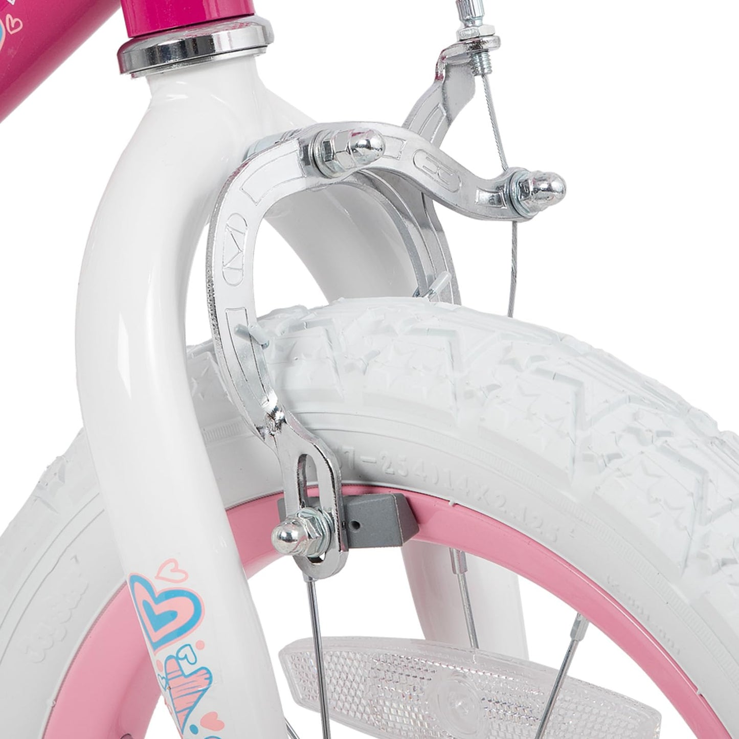 JOYSTAR 12 Inch Girls Bike Toddler Bike for 2 3 4 Years Old Girl 12" Kids Bikes for Ages 2-4 yr with Training Wheels and Basket Children's Bicycle in Fuchsia