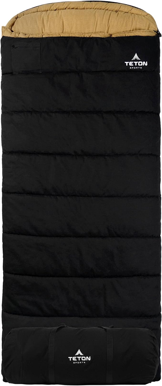 TETON Sports Deer Hunter Sleeping Bag, Warm and Comfortable Camping Sleeping Bag, Teton Tough Canvas Shell for Camping, Hu...