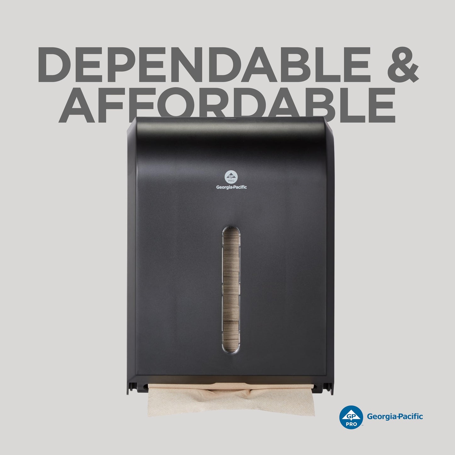 Georgia-Pacific Combi-Fold Paper Towel Dispenser, 56650A, Black
