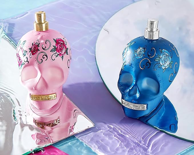To Be Tattooart For Woman By Police - Fragrance For Women - Floral Fruity Gourmand Scent - Creamy Sandalwood And A Powdery-Sweet Marshmallow Accord - Eye-Catching Skull Bottle - 2.5 Oz EDP Spray