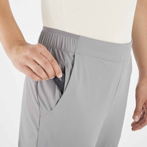 Salomon Women's Wayfarer Ease Outdoor Pants, Frost Gray, M