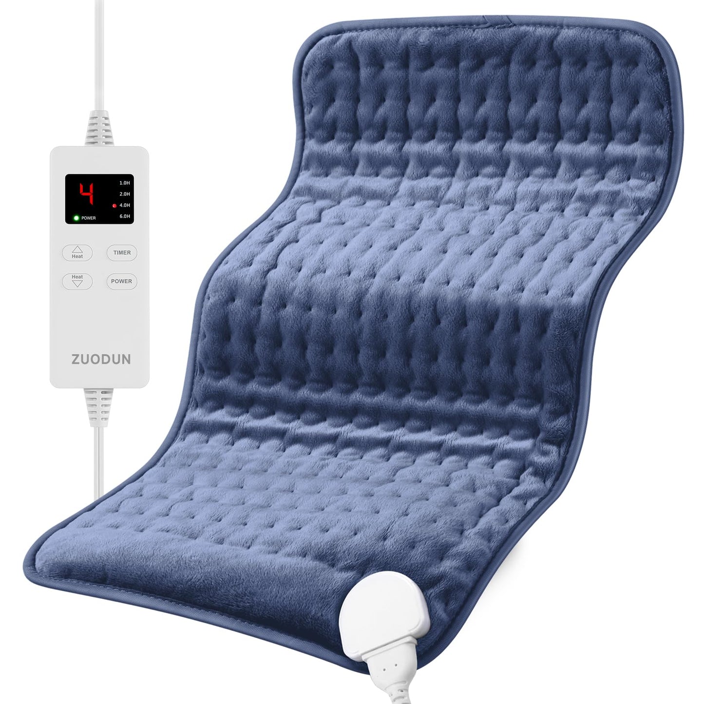 Heating Pad for Back and Knee Pain Relief, Period Heating Pad for Cramps with 6 Temperature Modes, Heat Pads for Back Pain Relief, Machine Washable