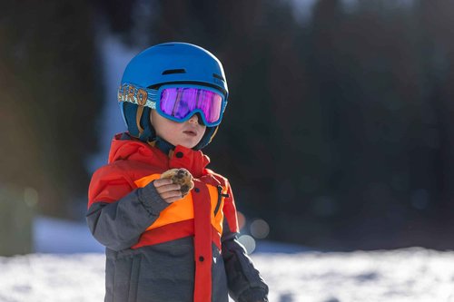 Giro Crue Kids Snow Helmet - Ano Lime - Size M (55.5-59cm)