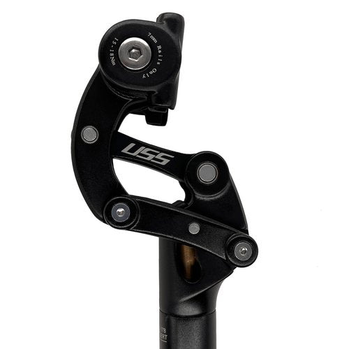 DECKAS Suspension Seatpost 27.2mm 30.9mm 31.6mm for Bicycle, Shock-Absorber Bike Seat Post for Road, Gravel, Mountain (27.2mm)