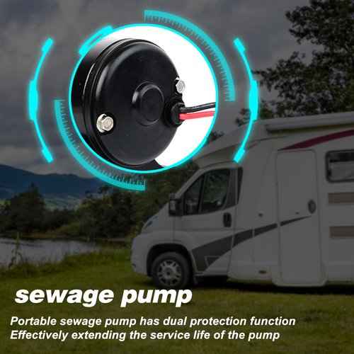BESTMAN MARINE 12v Macerator Water Pump with Anti Clog Feature! 45 LPM 11.8 GPM RV Marine Boat Waste DC Toilet