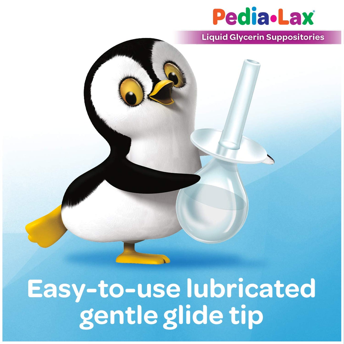 Pedia-Lax Liquid Glycerin Suppositories for Kids Ages 2-5, Gentle Constipation Relief Laxative for Children, 6 Count, Pack of 24