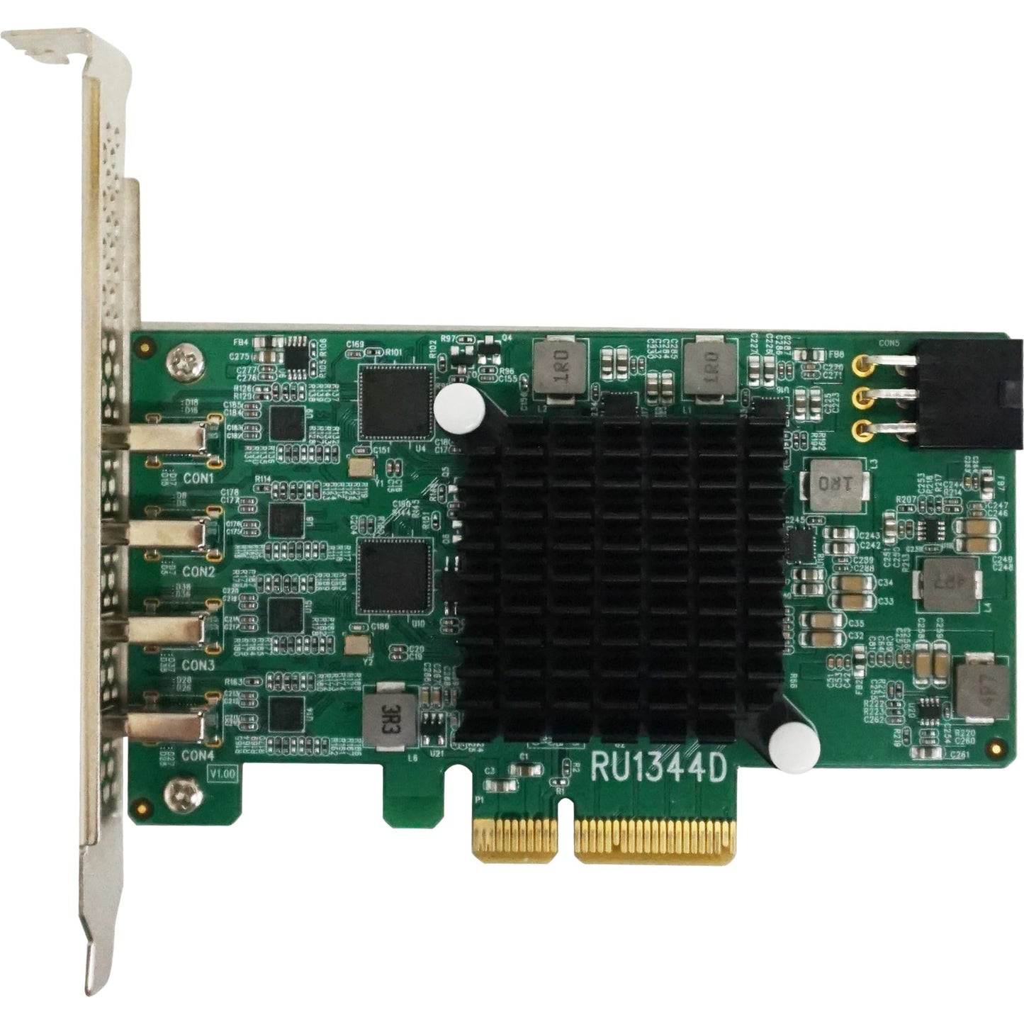 Highpoint Technologies Rocketu 1344D Pcie 3.0 X4 4X 10Gb/S Port Usb 3.2 Controller