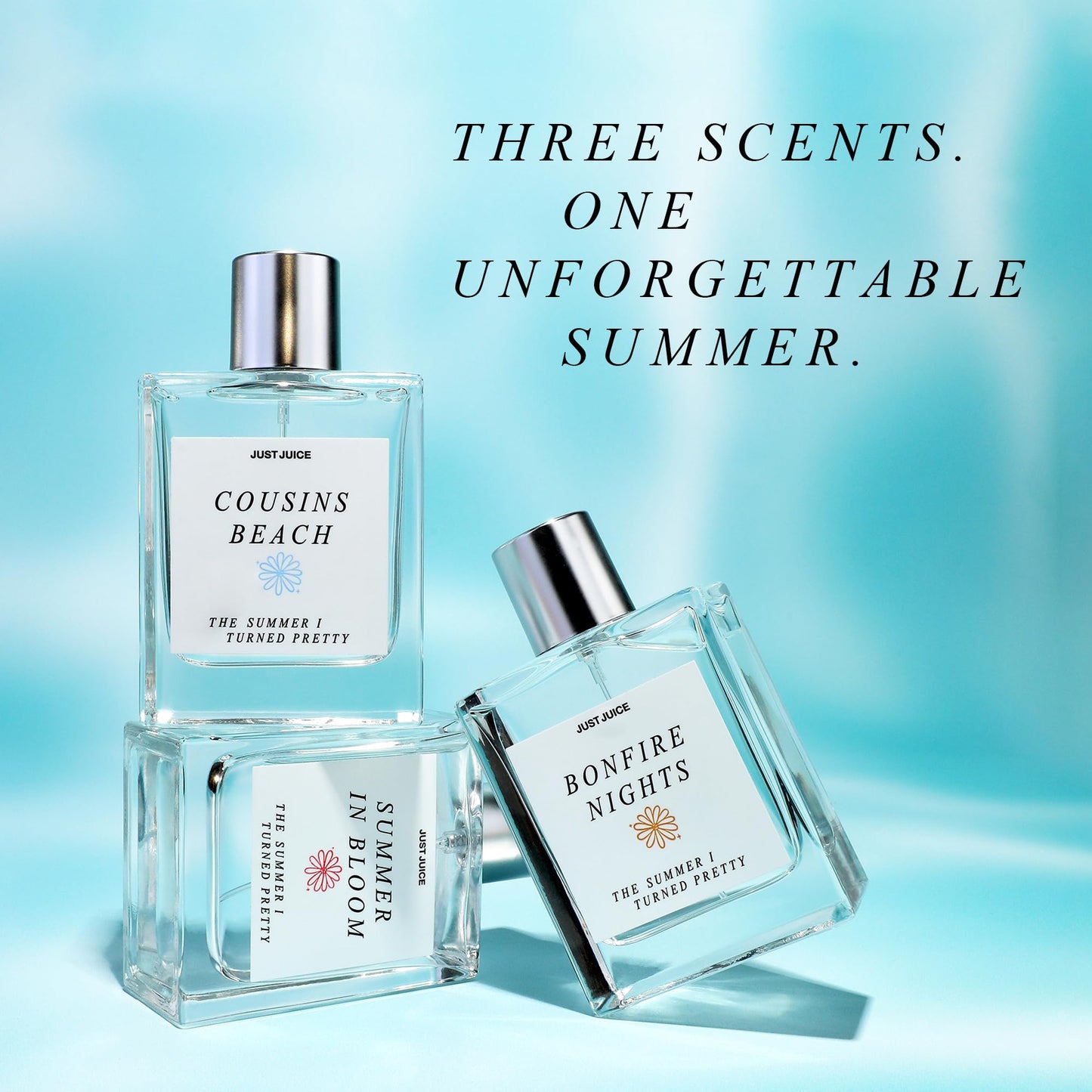 Just Juice - The Summer I Turned Pretty Bonfire Nights - Warm Spice and Toasted Vanilla Perfume for Women and Men - 0.3 oz