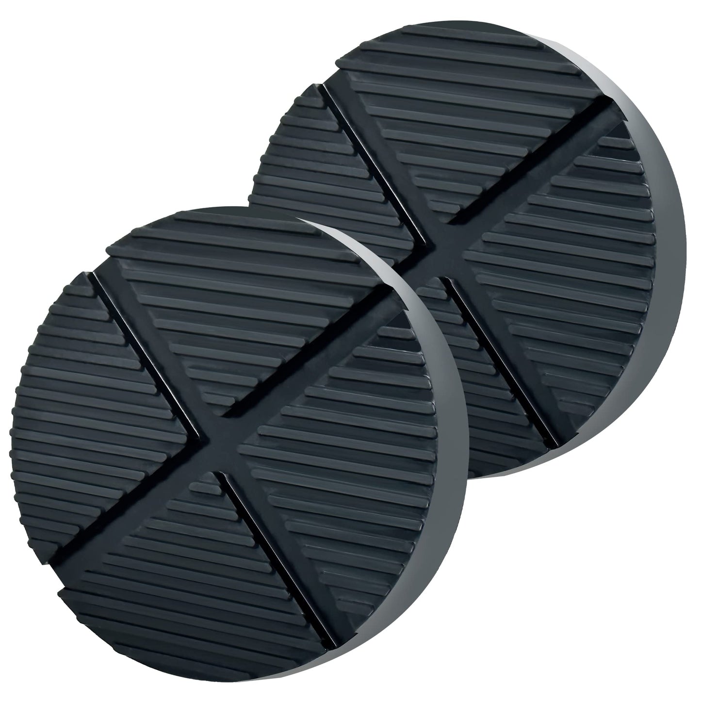 TONDA Floor Jack Rubber Pad, Universal Jack Puck Adapter, Pinch Weld Side Frame Rail Protector, 2 Pack