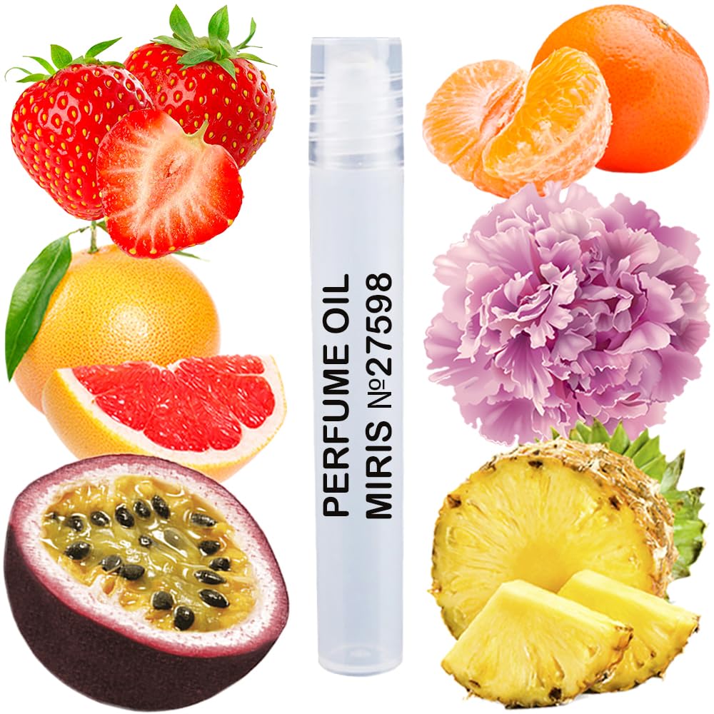 MIRIS No. 27598, Inspired by Bombshell, Long-Lasting Perfume Oil for Women Roll-On, Rollerball 0.34 Fl Oz / 10 ml