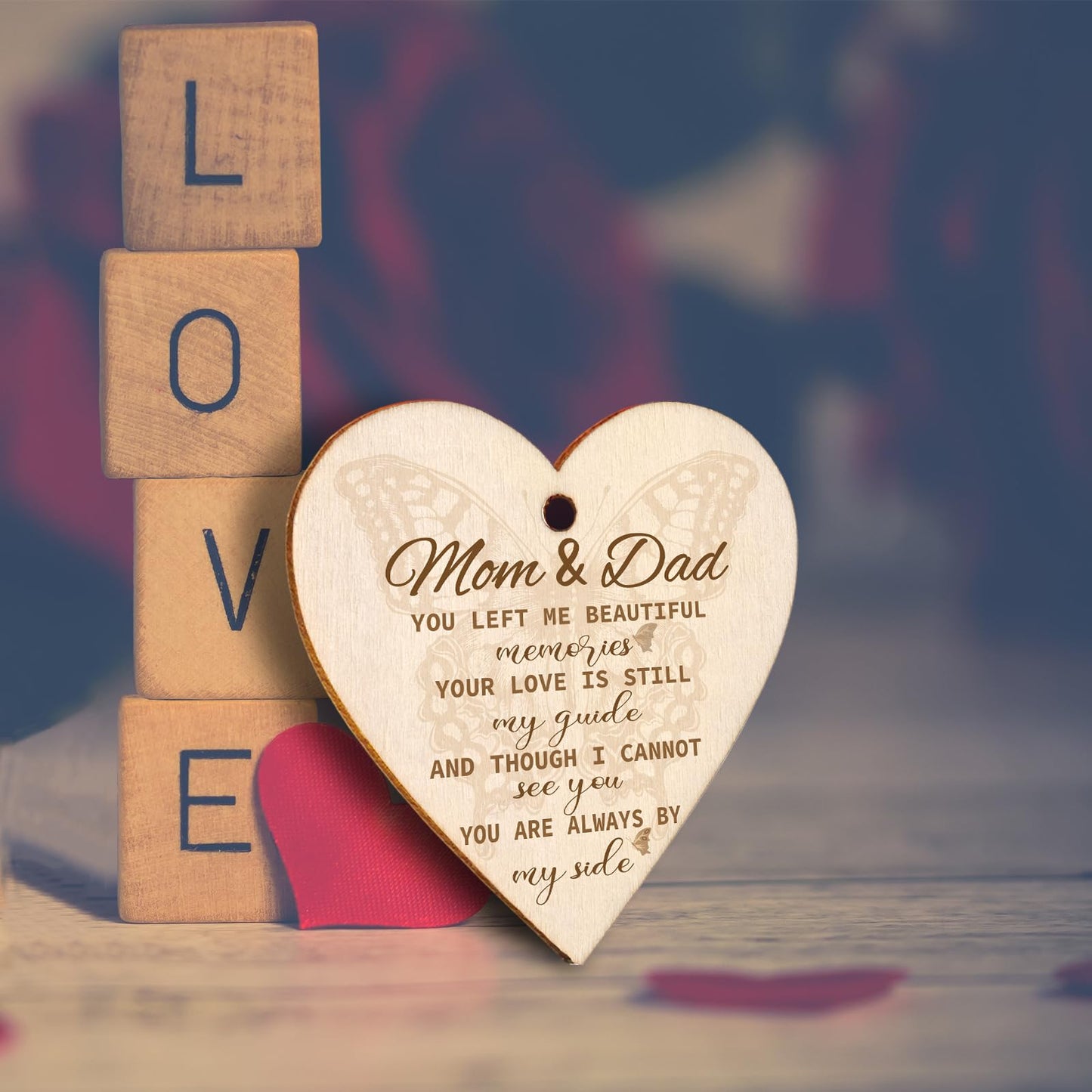 EYITUPC Loss of Mother & Father Sympathy Gift Memorial Gifts for Loss of Mom Dad Picture Frame, In Memory of Parents Grief Remembrance Bereavement Gifts, Display Two 4x6