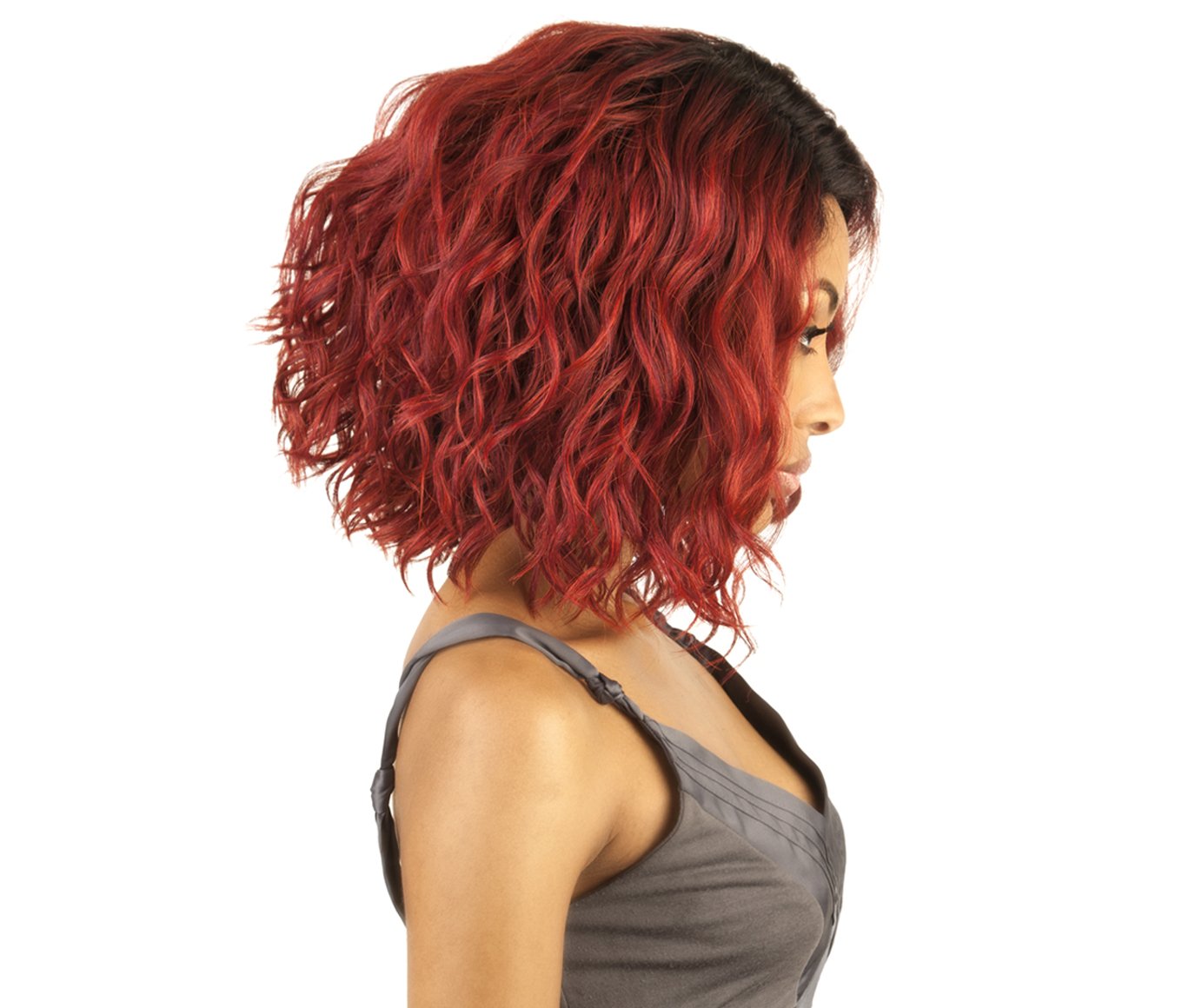 ISIS BROWN SUGAR Human Blended Lace Front Wig - BS206 (#SR2/REDVELVET) by ISIS HAIR