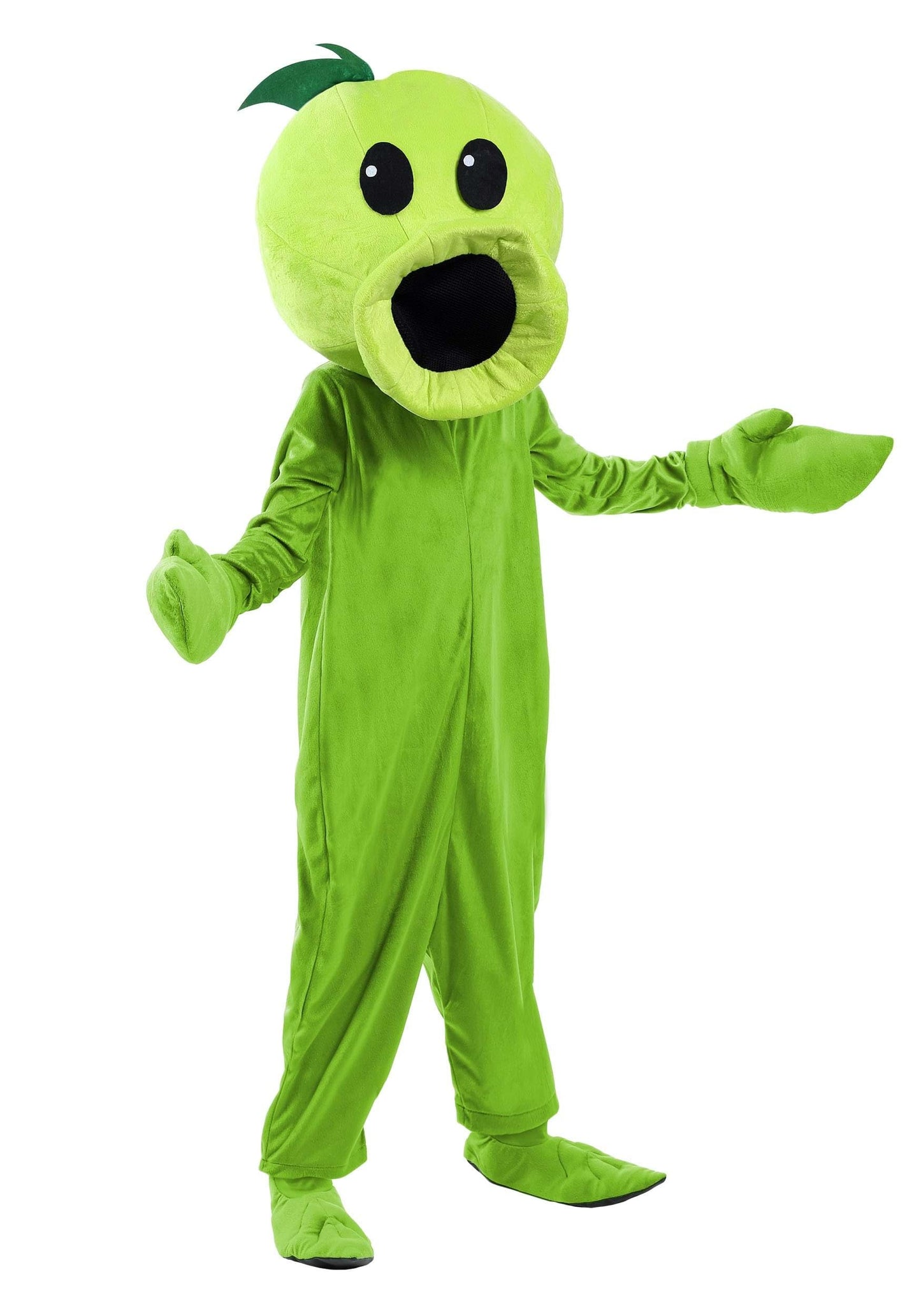 Fun Costumes Plants Vs Zombies Peashooter Costume Kids Plants Vs Zombies Costumes for Boys - Medium (8-10) - Green