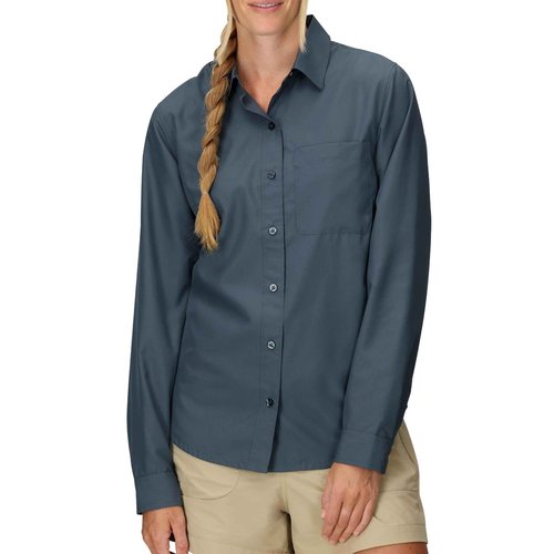 MARMOT Women's AirExchange UPF 40 Long Sleeve Shirt - Breathable, Moisture Wicking, Thunderhead, Large