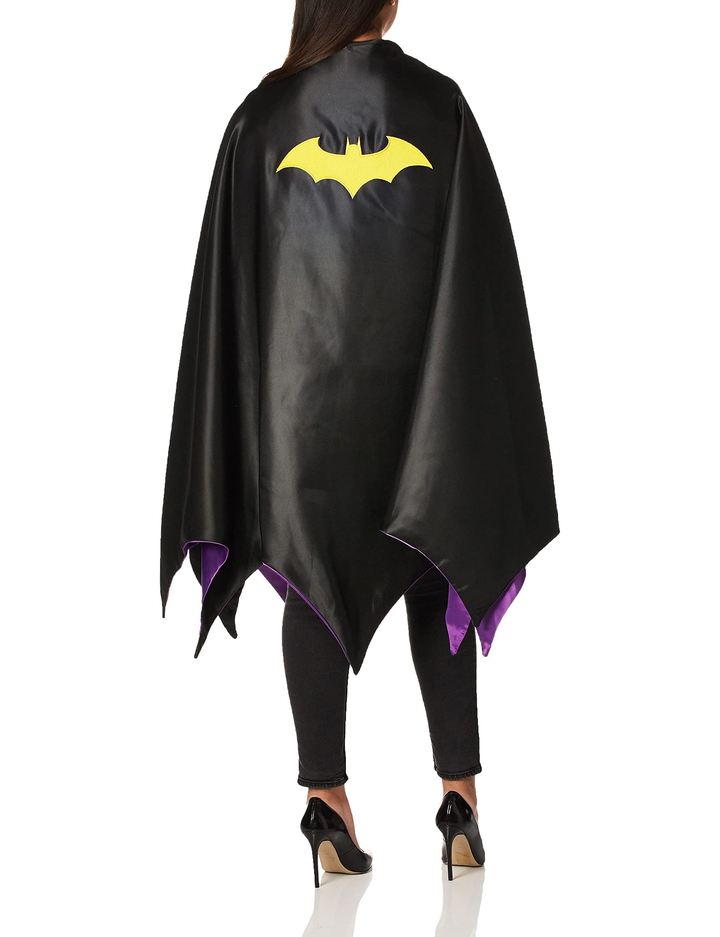 DC Comics Superheroes: Batgirl Lined Cape for Adults by Rubies, Women's No Size