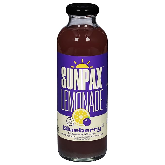 Sunpax, Blueberry Lemonade, 16 Fl Oz
