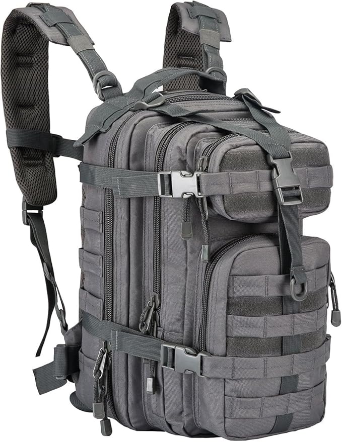 TheKidsRefined Small Military Tactical Backpack Army Assault Rucksack GYM Hiking Bug Out Bag