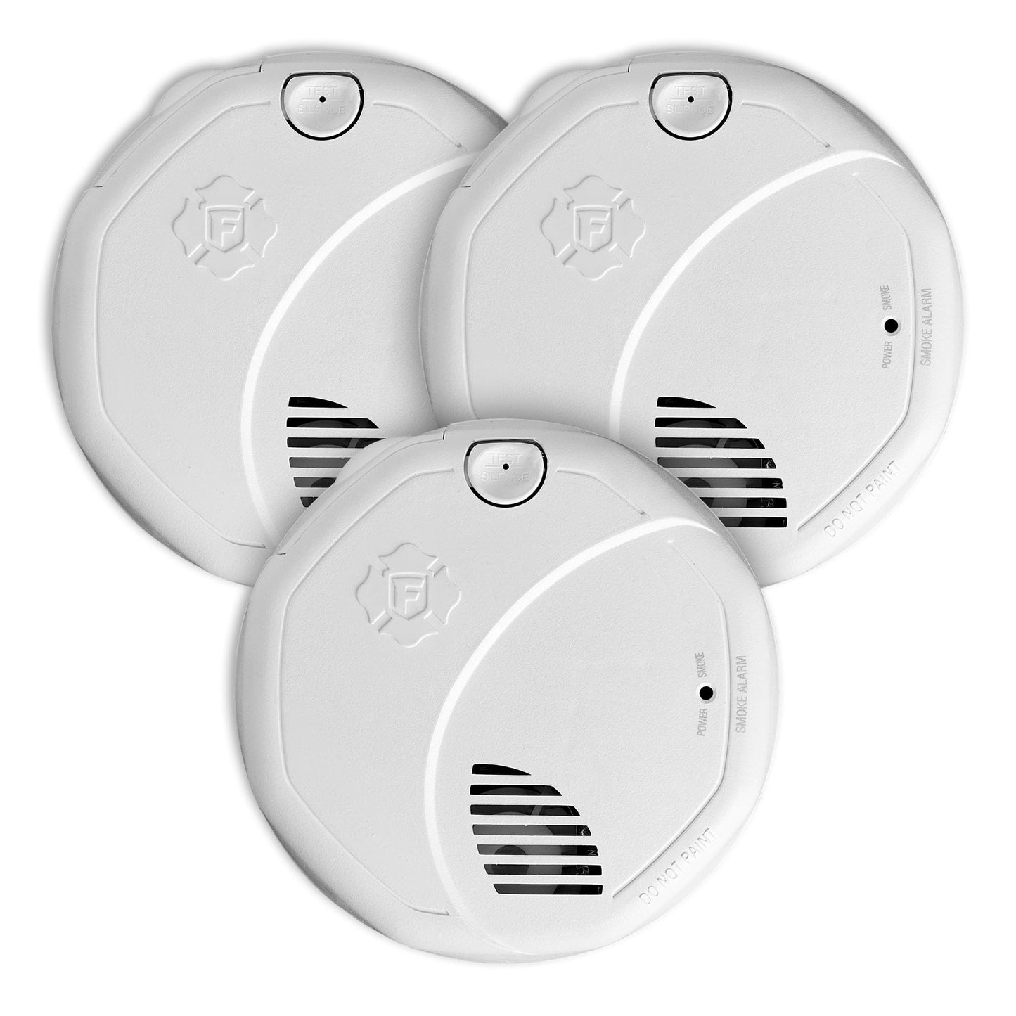 First Alert Interconnect Hardwire Dual Sensor Smoke Alarm with Battery Backup, SM300-AC, 3-Pack