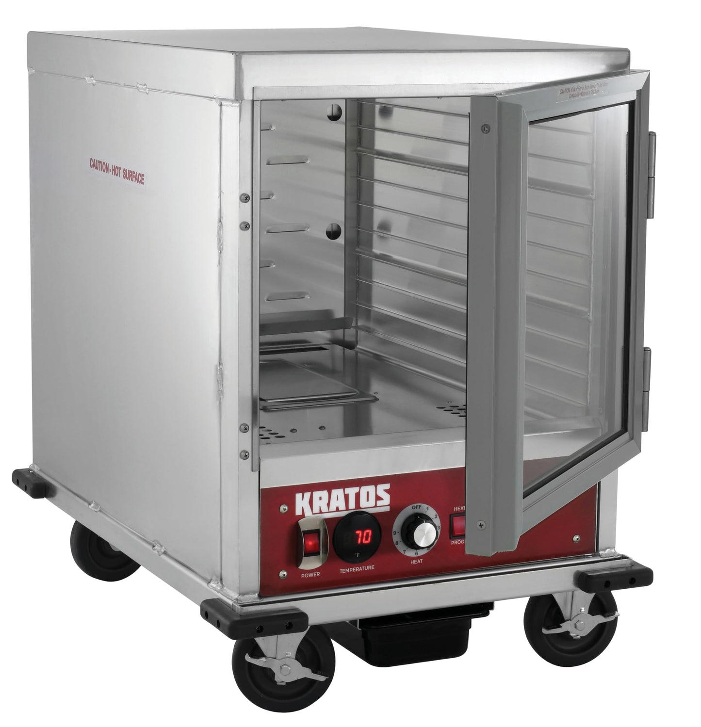 Kratos Half Size Commercial Insulated Holding and Proofing Cabinet, Holds 12 Full Size Sheet Pans, 120V, 1440W (28W-155)