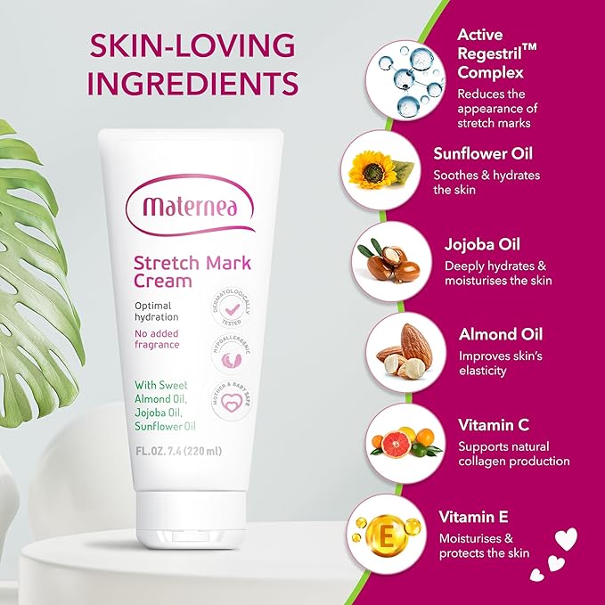 Stretch Mark Cream - Provides optimal skin hydration and improves its appearance. (150 ml)