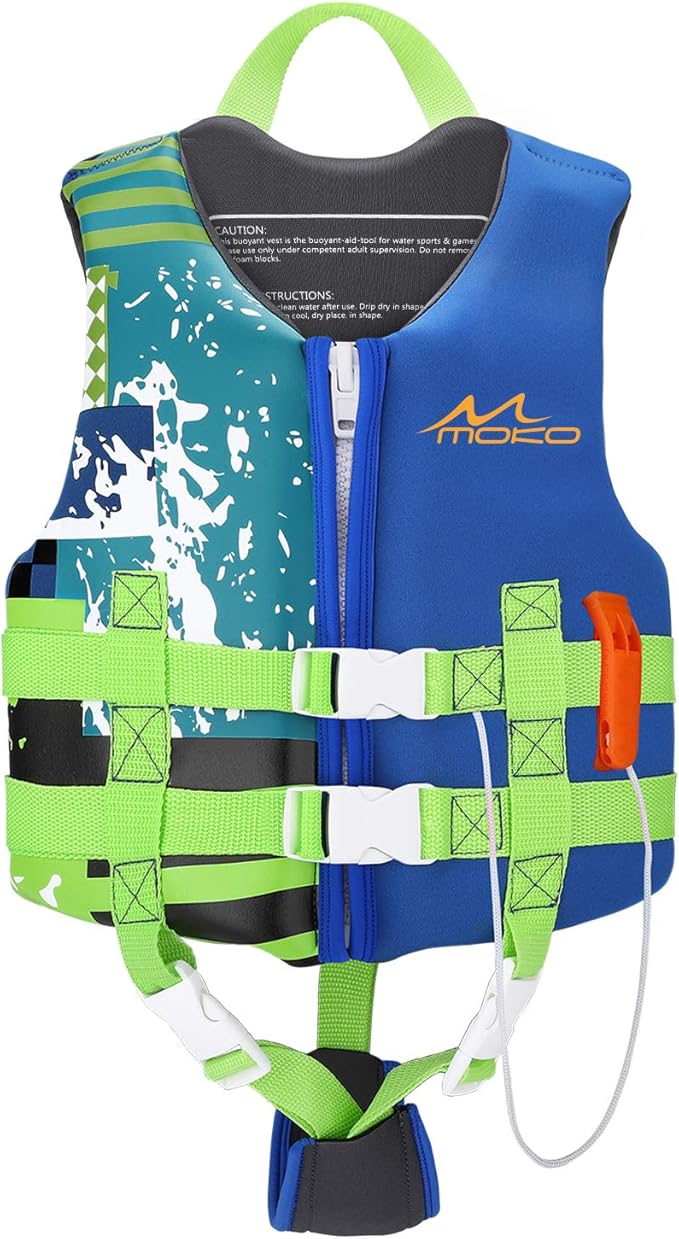 MoKo Swimming Vest for Kids 46-77 lbs, Clearance Children Swim Vests Water Activity Equipment Cute Pattern Watersports Swi...