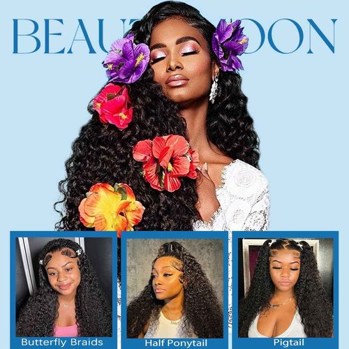 Burmese Curly Bundles Human Hair 14 16 18 Inch 14A Curly Bundles Human Hair 100% Unprocessed Wet And Wavy 3 Bundles 3c4a Water Wave with Spiral End Real Human Hair Extensions Natural Black